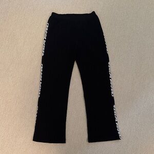 Chrome Hearts Side Logo Knit Leggings